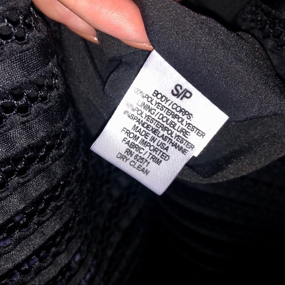 👗 NWT RED by Saks Fifth Avenue Black Dress Sz S - Picture 6 of 8